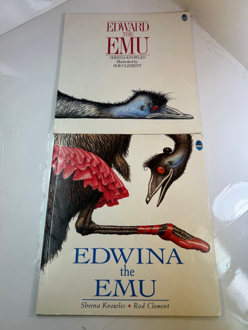 Lot of 2 - Edward the Emu & Edwina the Emu - Illustrated Children's‎ Books